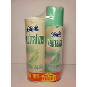 Glade Neutralizer Spray & Carpet Room Odor NEW SEALED 1995 NOS Deodorizer Combo